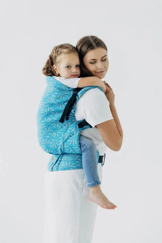 LennyPreschool Carrier, jacquard weave (50% silk, 50% cotton) - INFINITY - HAVEN