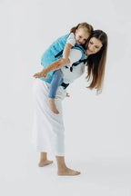 LennyPreschool Carrier, jacquard weave (50% silk, 50% cotton) - INFINITY - HAVEN