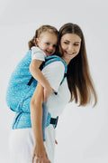 LennyPreschool Carrier, jacquard weave (50% silk, 50% cotton) - INFINITY - HAVEN