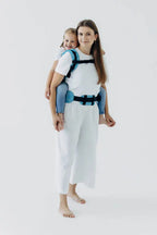 LennyPreschool Carrier, jacquard weave (50% silk, 50% cotton) - INFINITY - HAVEN