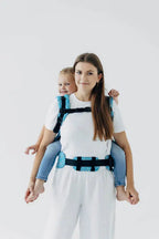 LennyPreschool Carrier, jacquard weave (50% silk, 50% cotton) - INFINITY - HAVEN