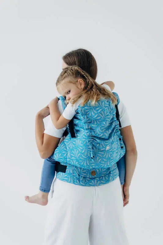 LennyPreschool Carrier, jacquard weave (50% silk, 50% cotton) - INFINITY - HAVEN