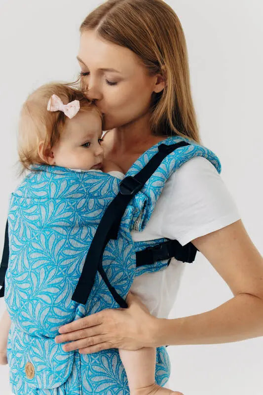 LennyUpGrade PRO Carrier, jacquard weave (50% silk, 50% cotton) - INFINITY - HAVEN