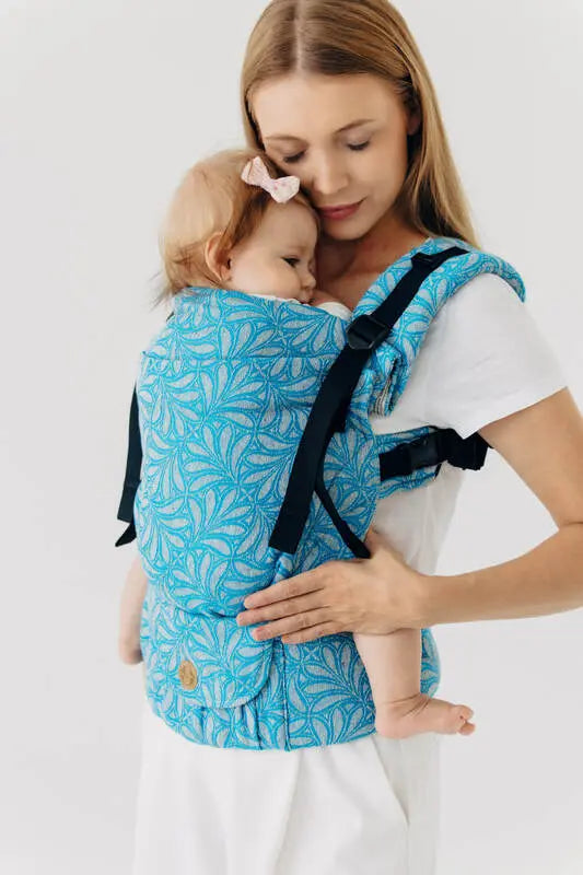 LennyUpGrade PRO Carrier, jacquard weave (50% silk, 50% cotton) - INFINITY - HAVEN