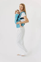 LennyUpGrade PRO Carrier, jacquard weave (50% silk, 50% cotton) - INFINITY - HAVEN