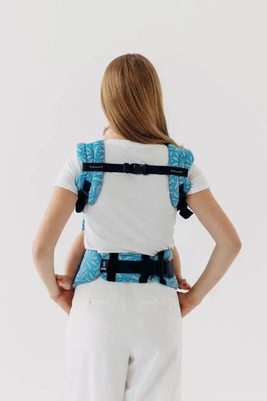 LennyUpGrade PRO Carrier, jacquard weave (50% silk, 50% cotton) - INFINITY - HAVEN