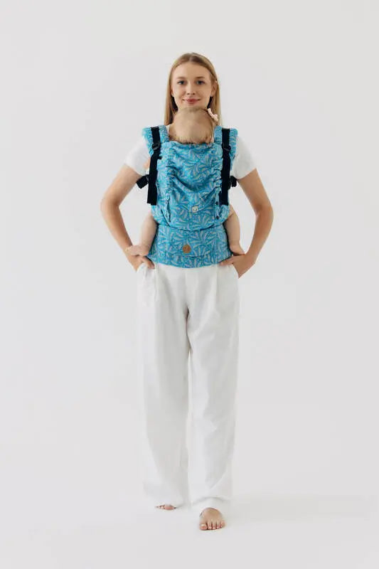 LennyUpGrade PRO Carrier, jacquard weave (50% silk, 50% cotton) - INFINITY - HAVEN