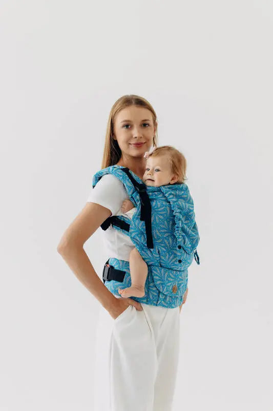 LennyUpGrade PRO Carrier, jacquard weave (50% silk, 50% cotton) - INFINITY - HAVEN