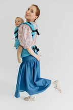 LennyUpGrade PRO Carrier, jacquard weave (50% silk, 50% cotton) - INFINITY - HAVEN