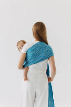 Ring Sling, Jacquard Weave (50% silk, 50% cotton), with gathered shoulder - INFINITY - HAVEN - standard 1.8m - Woven Baby    ring_slings    #