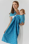 Ring Sling, Jacquard Weave (50% silk, 50% cotton), with gathered shoulder - INFINITY - HAVEN - standard 1.8m - Woven Baby    ring_slings    #