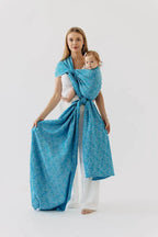 Baby Wrap, Jacquard Weave (50% silk, 50% cotton) - INFINITY - HAVEN