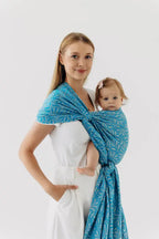 Baby Wrap, Jacquard Weave (50% silk, 50% cotton) - INFINITY - HAVEN