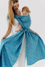 Baby Wrap, Jacquard Weave (50% silk, 50% cotton) - INFINITY - HAVEN