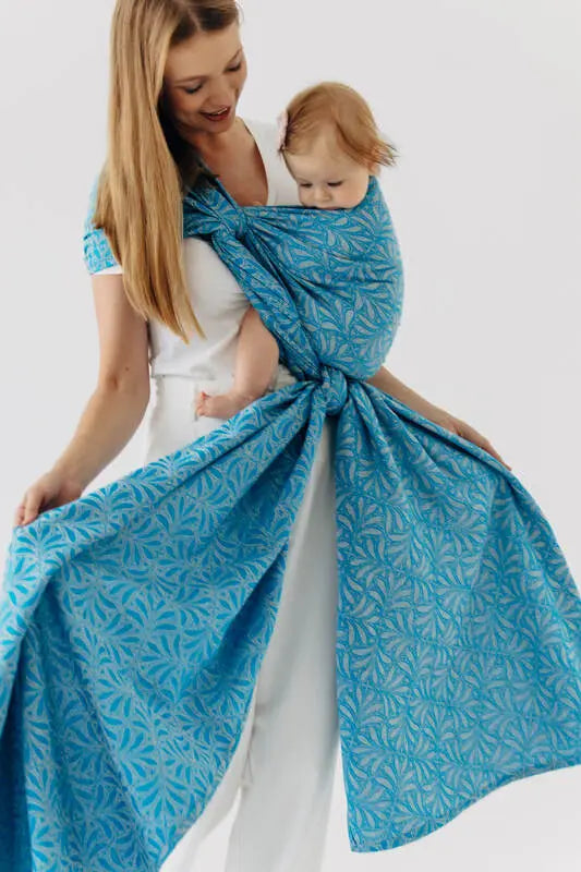 Baby Wrap, Jacquard Weave (50% silk, 50% cotton) - INFINITY - HAVEN