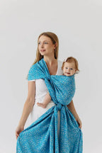 Baby Wrap, Jacquard Weave (50% silk, 50% cotton) - INFINITY - HAVEN