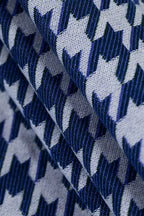 Lenny Buckle Onbuhimo PRO baby carrier, jacquard weave (40% cotton, 40% merino wool, 13% silk, 7% cashmere) - PATA DE GALLO - PUZZLE