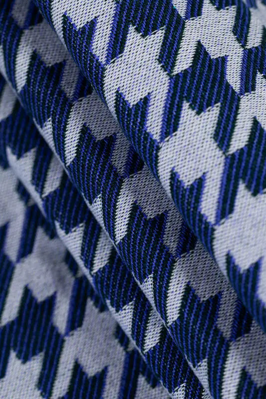 LennyUpGrade PRO Carrier, jacquard weave (40% cotton, 40% merino wool, 13% silk, 7% cashmere) - PATA DE GALLO - PUZZLE