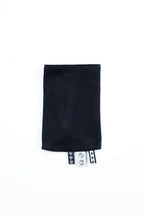 Drool Pads (100% cotton) - LITTLE HERRINGBONE EBONY BLACK