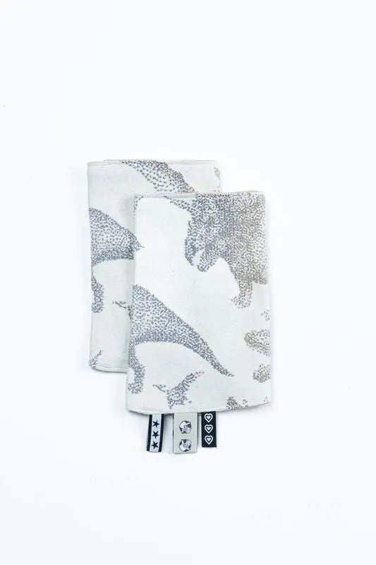 Drool Pads (100% cotton) - JURASSIC - ICE DESERT