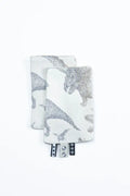 Drool Pads (100% cotton) - JURASSIC - ICE DESERT
