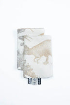 Drool Pads (100% cotton) - JURASSIC - ICE DESERT