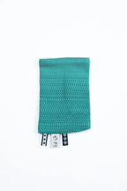 Drool Pads (100% cotton) - LITTLE HERRINGBONE OMBRE GREEN - Woven Baby    drool_pad    #