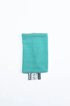 Drool Pads (100% cotton) - LITTLE HERRINGBONE OMBRE GREEN - Woven Baby    drool_pad    #