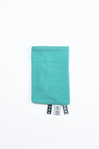 Drool Pads (100% cotton) - LITTLE HERRINGBONE OMBRE GREEN - Woven Baby    drool_pad    #