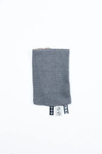 Drool Pads (100% cotton) - LITTLE HERRINGBONE OMBRE GREY