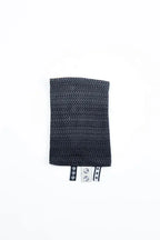 Drool Pads (100% cotton) - LITTLE HERRINGBONE OMBRE GREY