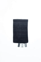 Drool Pads (100% cotton) - LITTLE HERRINGBONE OMBRE GREY