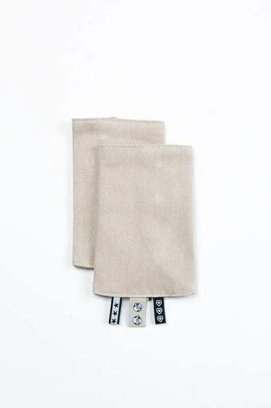 Drool Pads (Outer fabric - 58% cotton, 42% bamboo viscose; Lining - 100% cotton) - TRACK