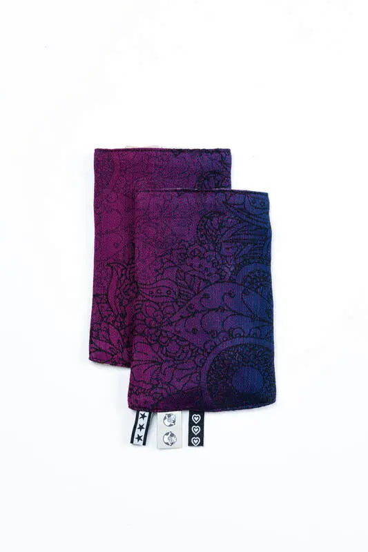 Drool Pads (100% cotton) - WILD WINE - BOUQUET