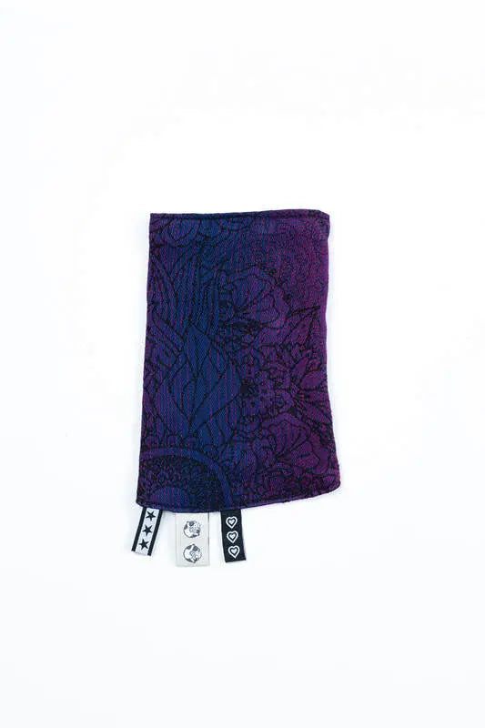 Drool Pads (100% cotton) - WILD WINE - BOUQUET