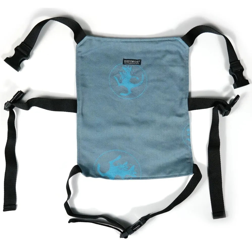 DIDYMOS Doll Snap Kanga Cool Water - Woven Baby One Size / silver-grey | light blue   Accessories > Doll Carriers > Doll Carrier    #