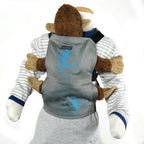 DIDYMOS Doll Snap Kanga Cool Water - Woven Baby One Size / silver-grey | light blue   Accessories > Doll Carriers > Doll Carrier    #