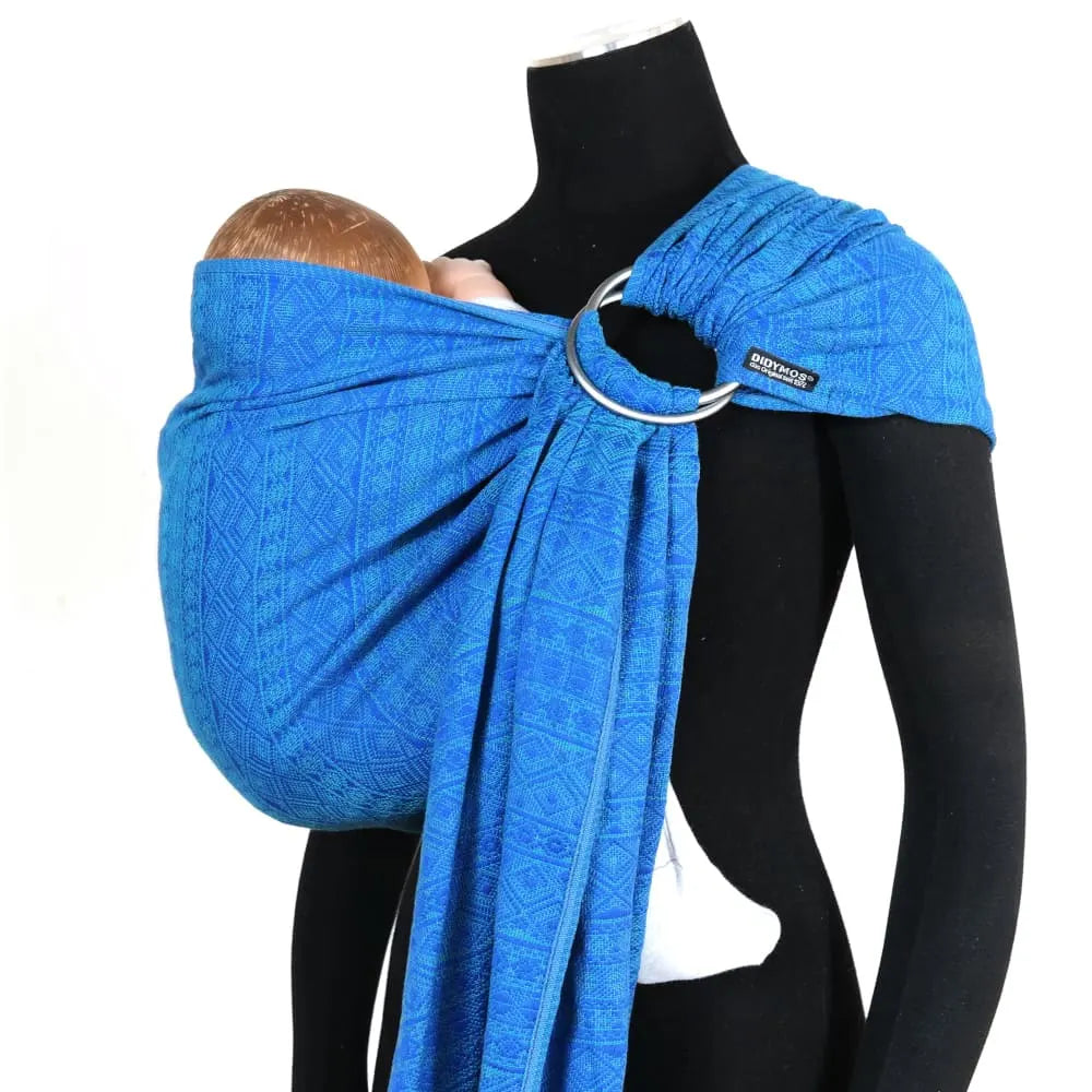 DIDYMOS DidySling Prima Ultramarine - Woven Baby 1R / Prima Ultramarine   Baby Wrap Slings > DidySling - Ring Sling    #