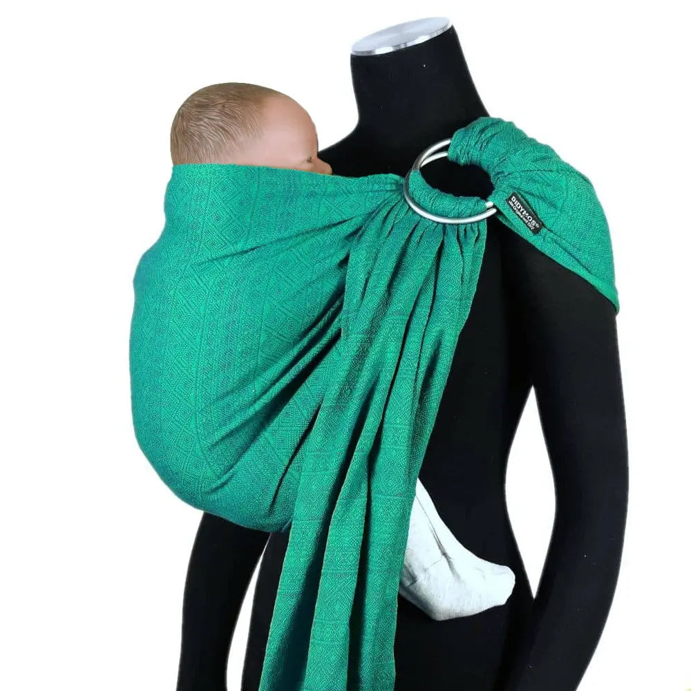DIDYMOS DidySling Prima Emerald - Woven Baby 1R / Prima Emerald   Baby Wrap Slings > DidySling - Ring Sling    #