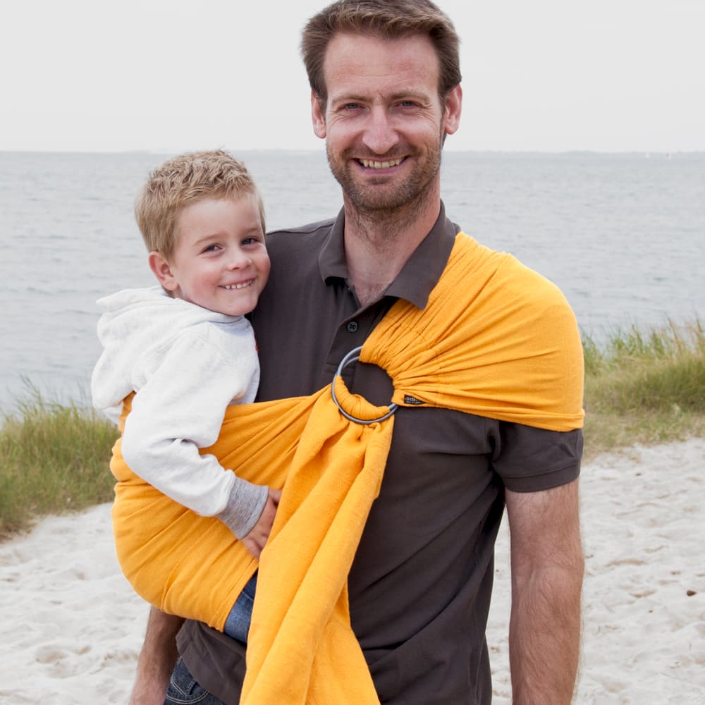DIDYMOS DidySling Prima Yellow - Woven Baby 1S / Prima Yellow   Baby Wrap Slings > DidySling - Ring Sling    #