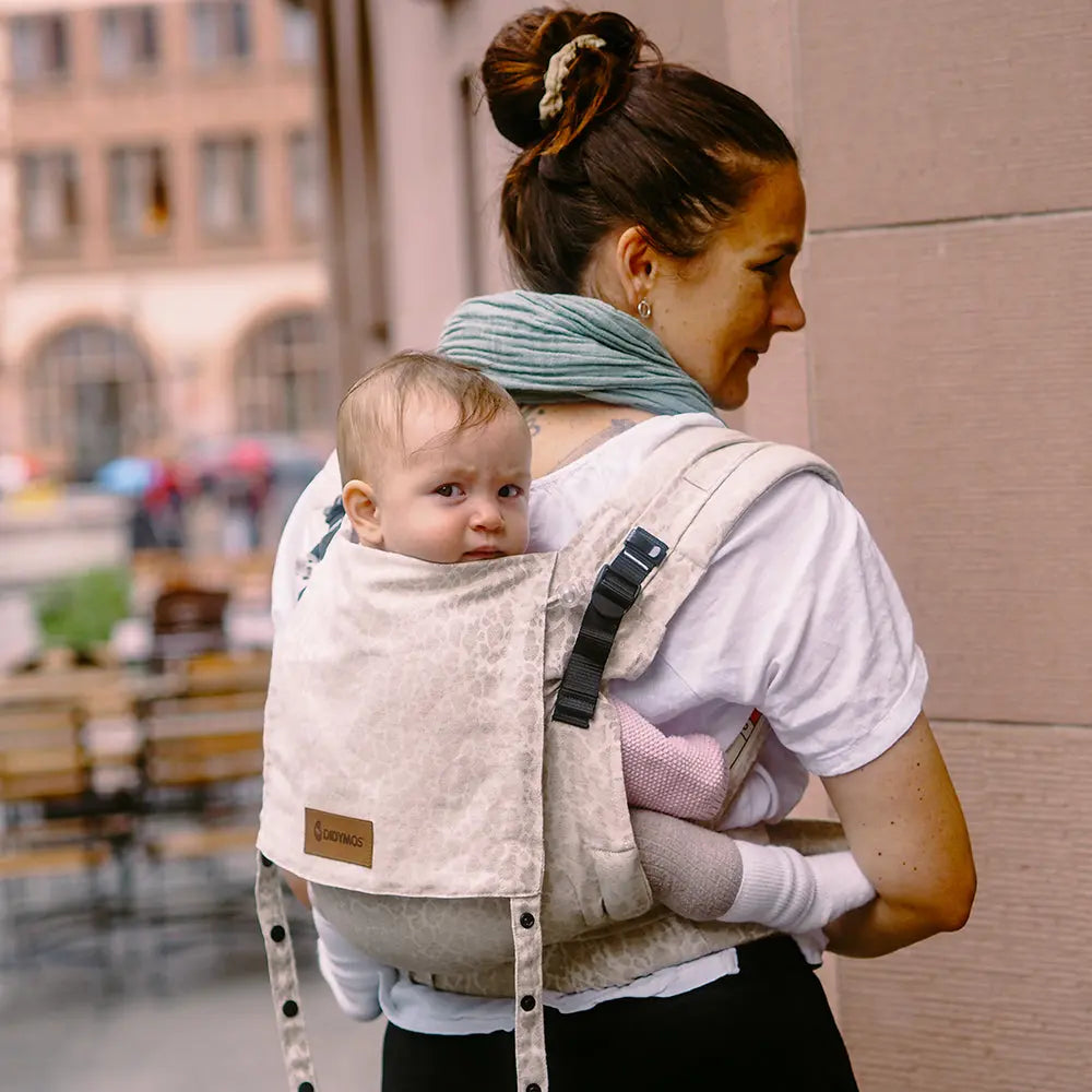 DIDYMOS DidyFlow Baby Carrier - Woven Baby One Size / Leo Pure   Baby Carriers > Halfbuckle Carrier > DidyFlow    #