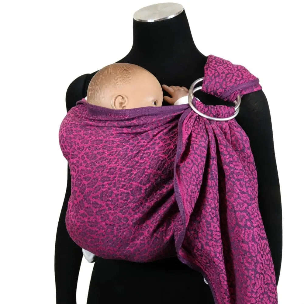 DIDYMOS DidySling Leo Fierce Violet 1R - Woven Baby 1R / Leo Fierce Violet   Baby Wrap Slings > DidySling - Ring Sling    #