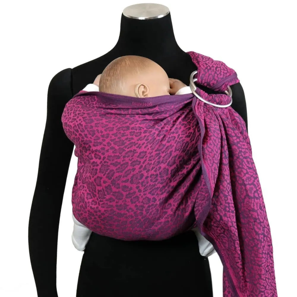 DIDYMOS DidySling Leo Fierce Violet 1R - Woven Baby 1R / Leo Fierce Violet   Baby Wrap Slings > DidySling - Ring Sling    #
