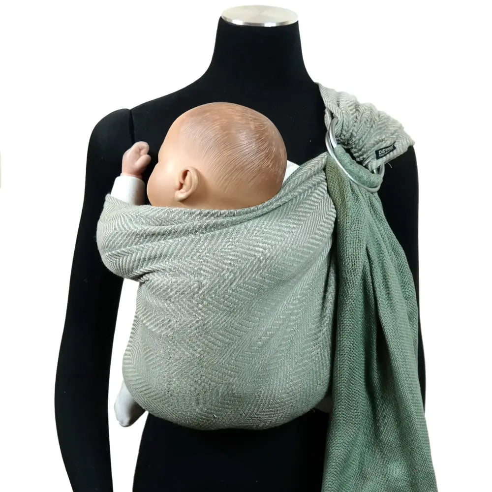 DIDYMOS DidySling Sylvan Nettle - Woven Baby One Size / Sylvan Nettle   Baby Wrap Slings > DidySling - Ring Sling    #