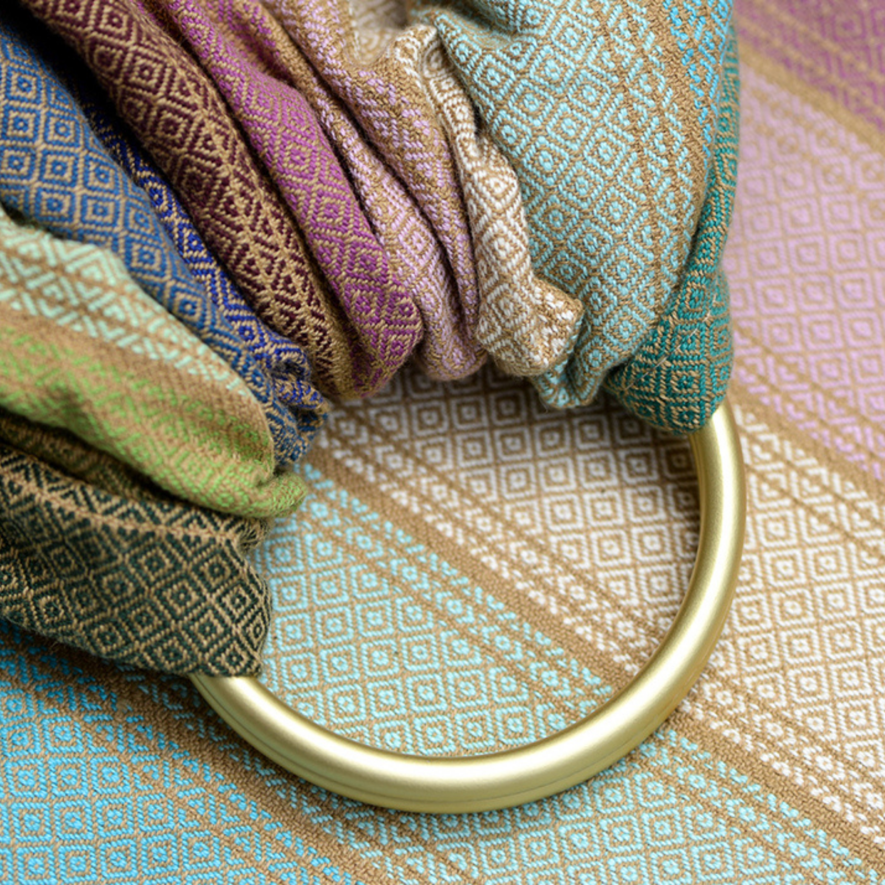 Girasol Ringsling - Rayos D'oro - Woven Baby 1   Ring Slings    #