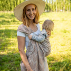 DIDYMOS DidySling Trias Chai Cinnamon - Woven Baby 1R / Trias Chai Cinnamon   Baby Wrap Slings > DidySling - Ring Sling    #