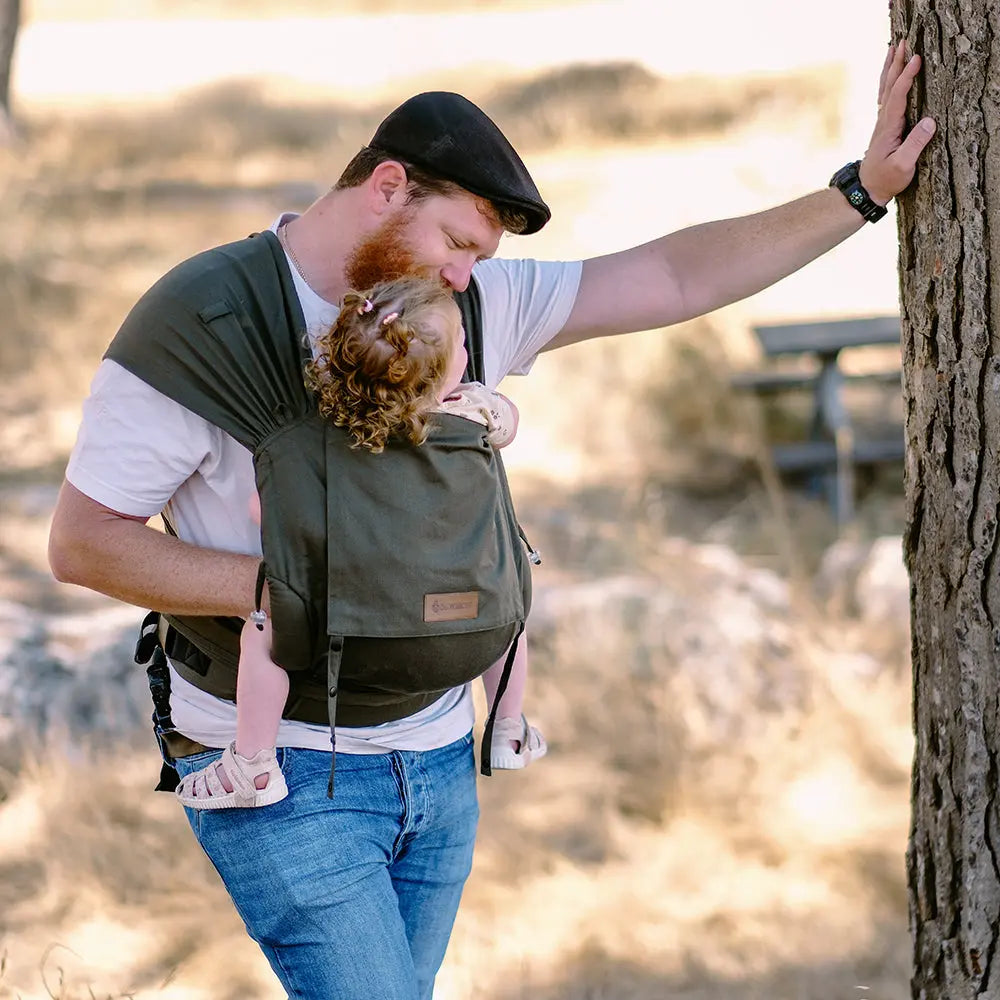 DIDYMOS DidyKlick Toddler - Woven Baby One Size / Olive   Baby Carriers > Halfbuckle Carrier > DidyKlick 4u Toddler    #