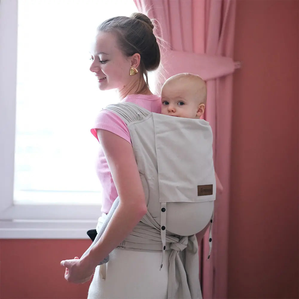DIDYMOS DidyKlick Toddler - Woven Baby One Size / Sand   Baby Carriers > Halfbuckle Carrier > DidyKlick 4u Toddler    #