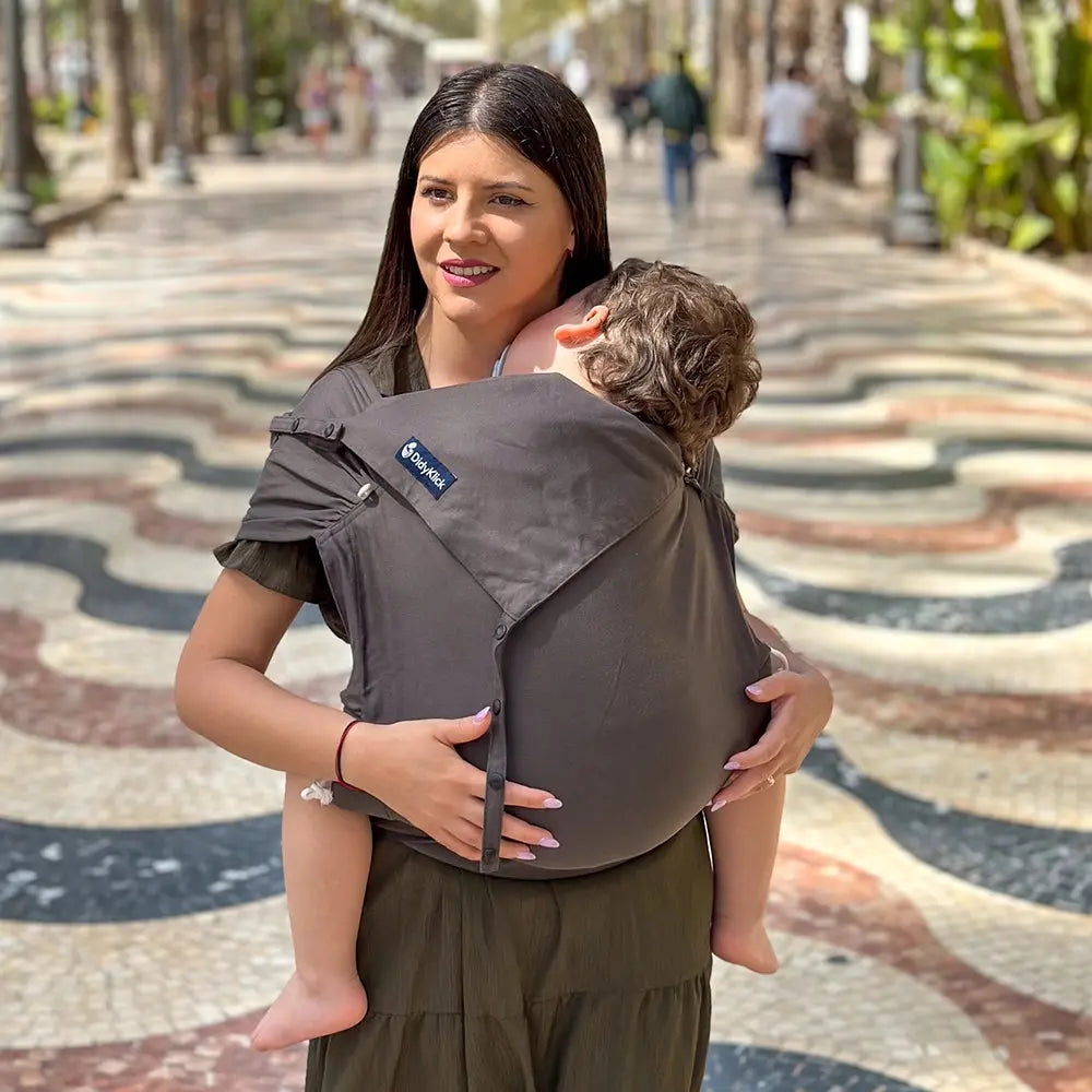 DIDYMOS DidyKlick Toddler - Woven Baby One Size / Mocca   Baby Carriers > Halfbuckle Carrier > DidyKlick 4u Toddler    #
