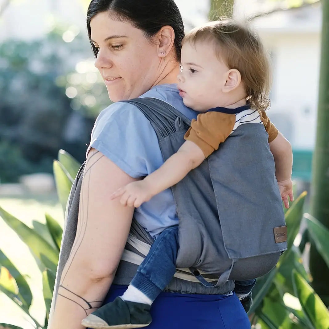 DIDYMOS DidyKlick Toddler - Woven Baby One Size / Graphit   Baby Carriers > Halfbuckle Carrier > DidyKlick 4u Toddler    #
